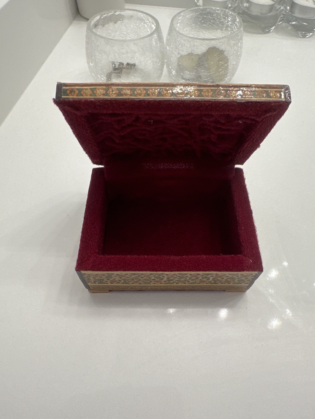 Handcrafted painted jewelry box - photo 2