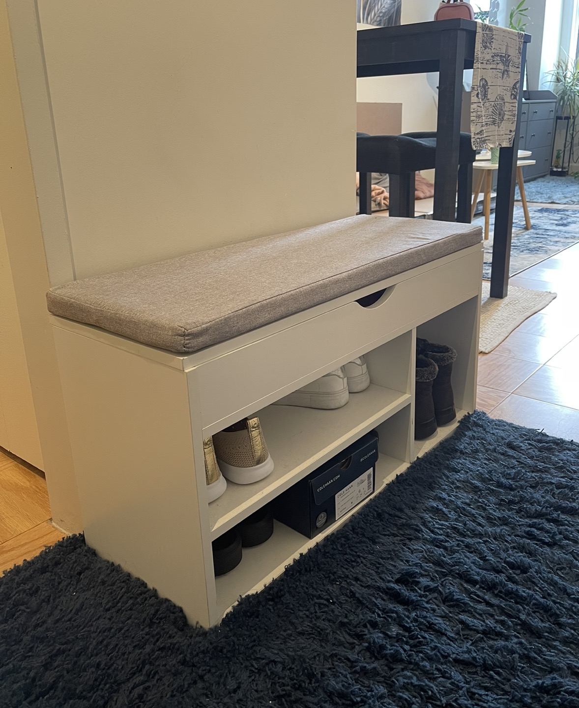 open shoe organizer bench - see pictures and details