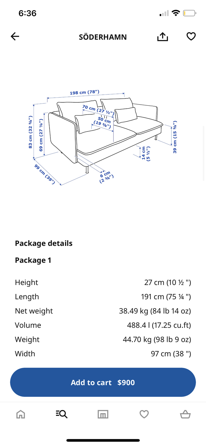 Ikea Couch - photo 4