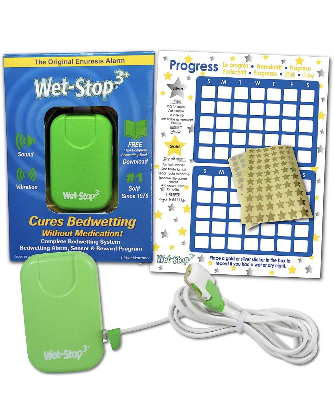 Green Wet Stop Bedwetting Alarm (Potty Training) thumbnail