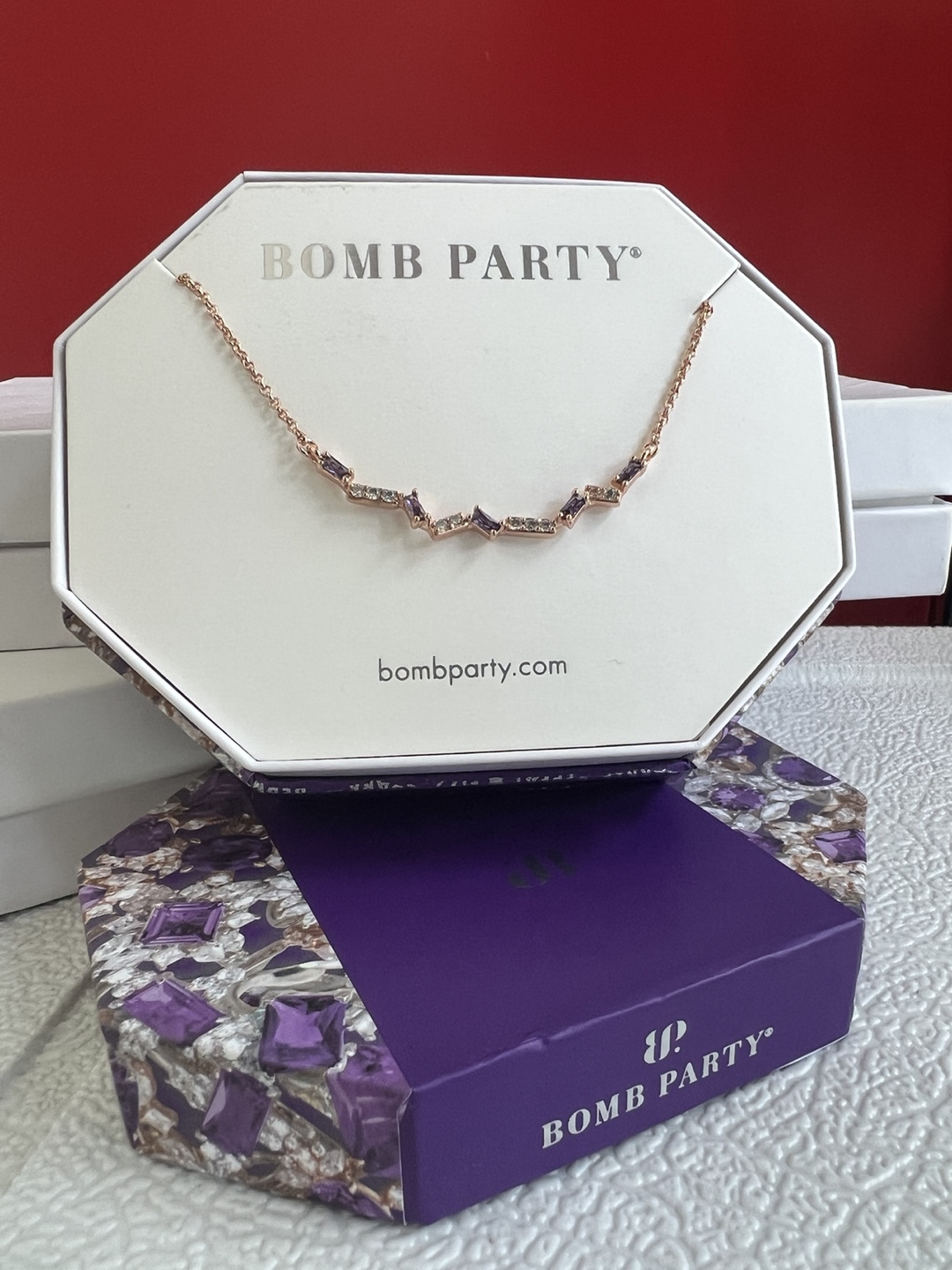 BP Amethyst Necklace - Taylor Swift inspired image indicator(3)