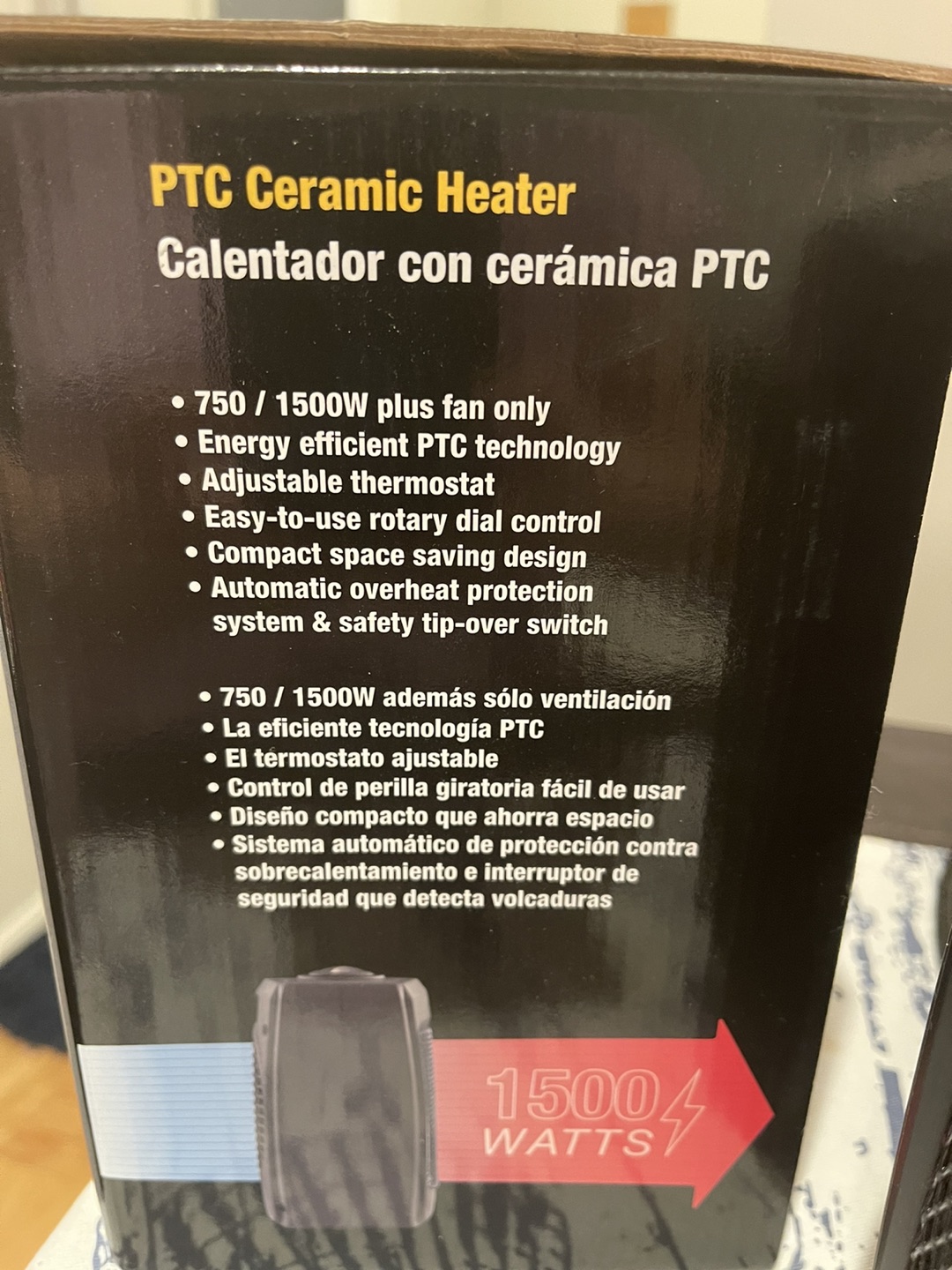ceramic portable heater - photo 2