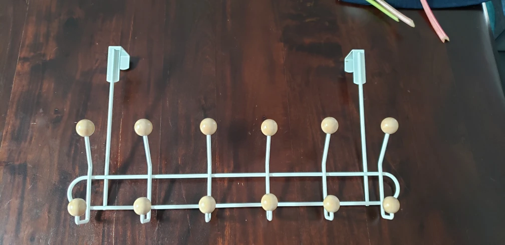 Over the door hook rack
