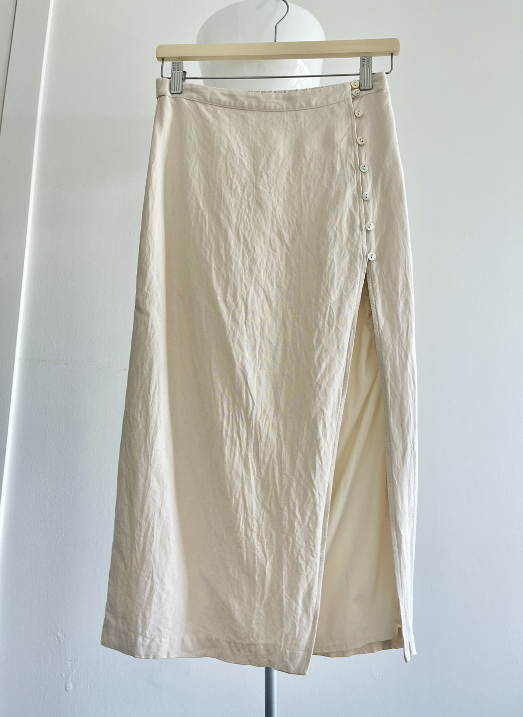 OAK + FORT- BUTTON UP MIDI SKIRT - photo 2