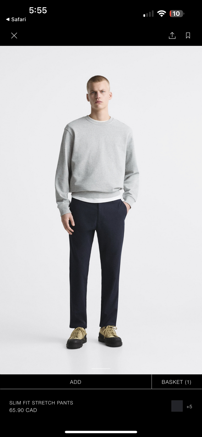 Zara Mens Pants image indicator(2)
