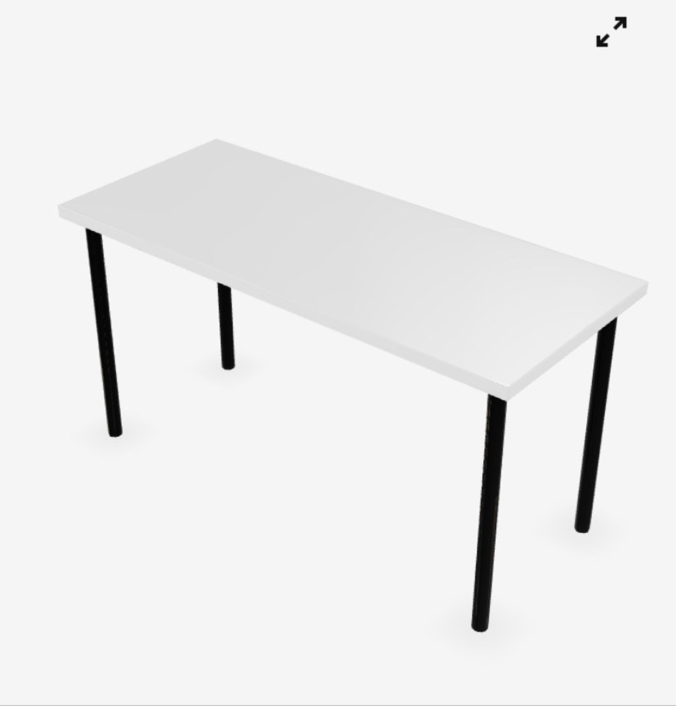 Ikea working desk 160x80cm, 63x31” thumbnail