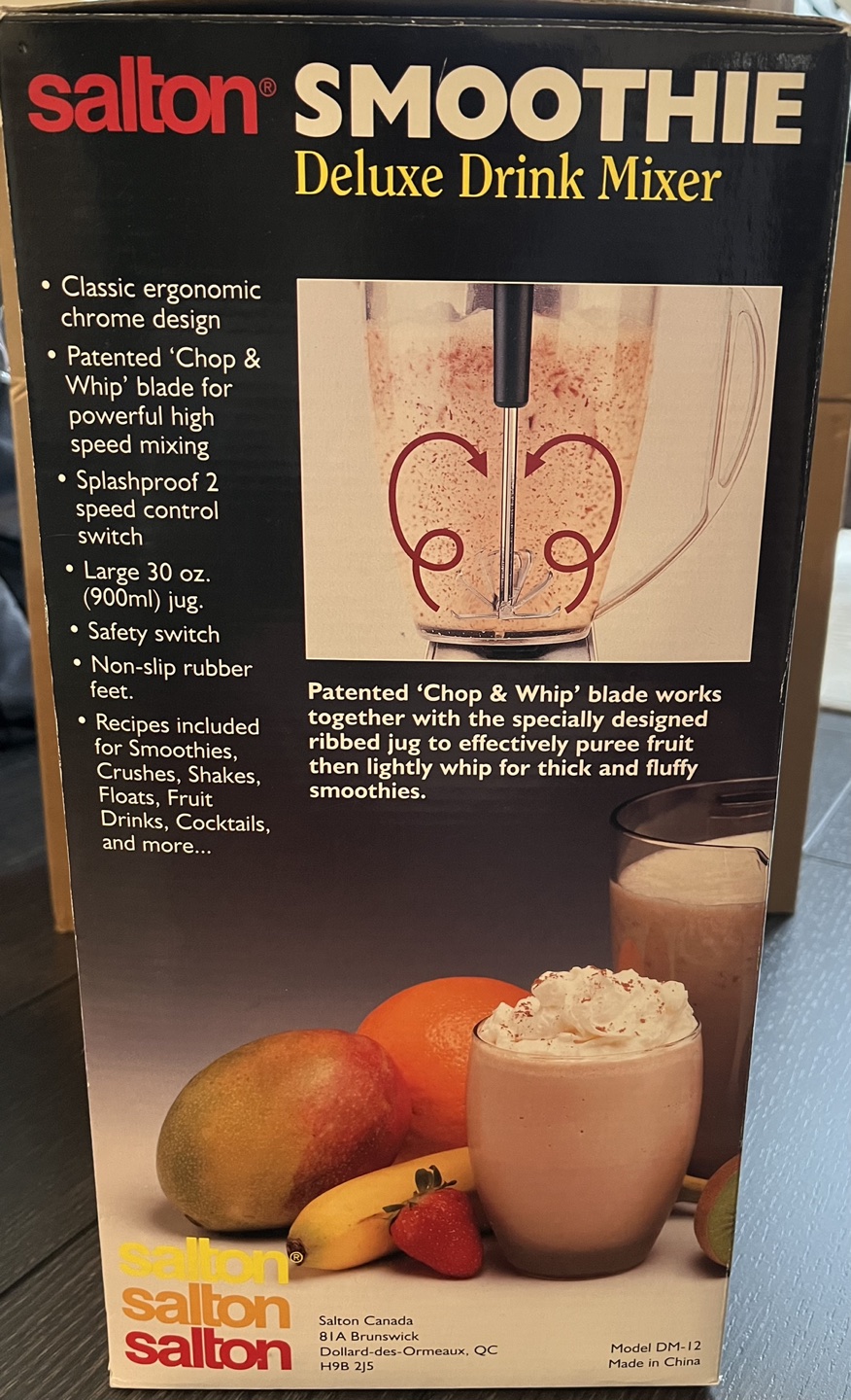 Brand new Salton Smoothie Mixer image indicator(3)