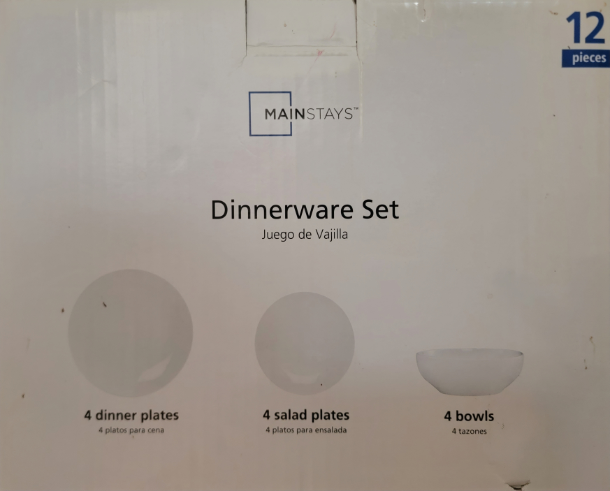 12 Piece white Dinnerwear set (Day 1) image indicator(3)