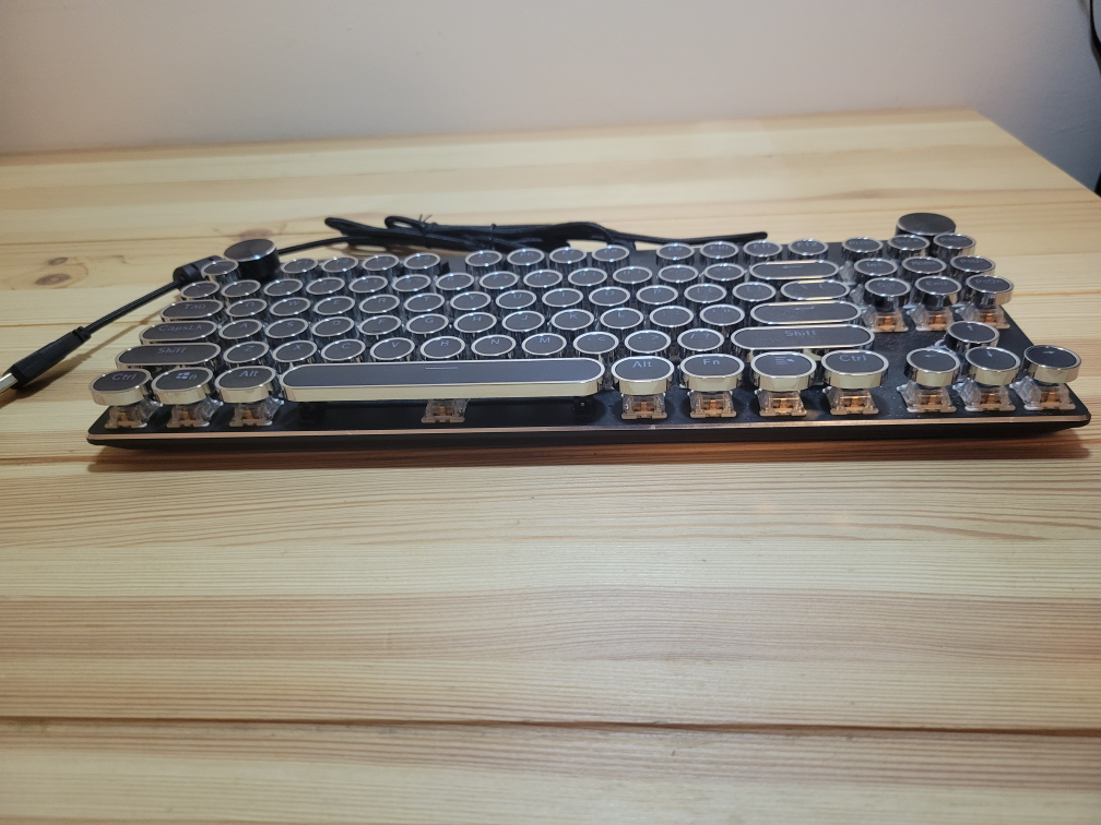 Retro Style Gaming Keyboard - Many Backlit Settings image indicator(2)