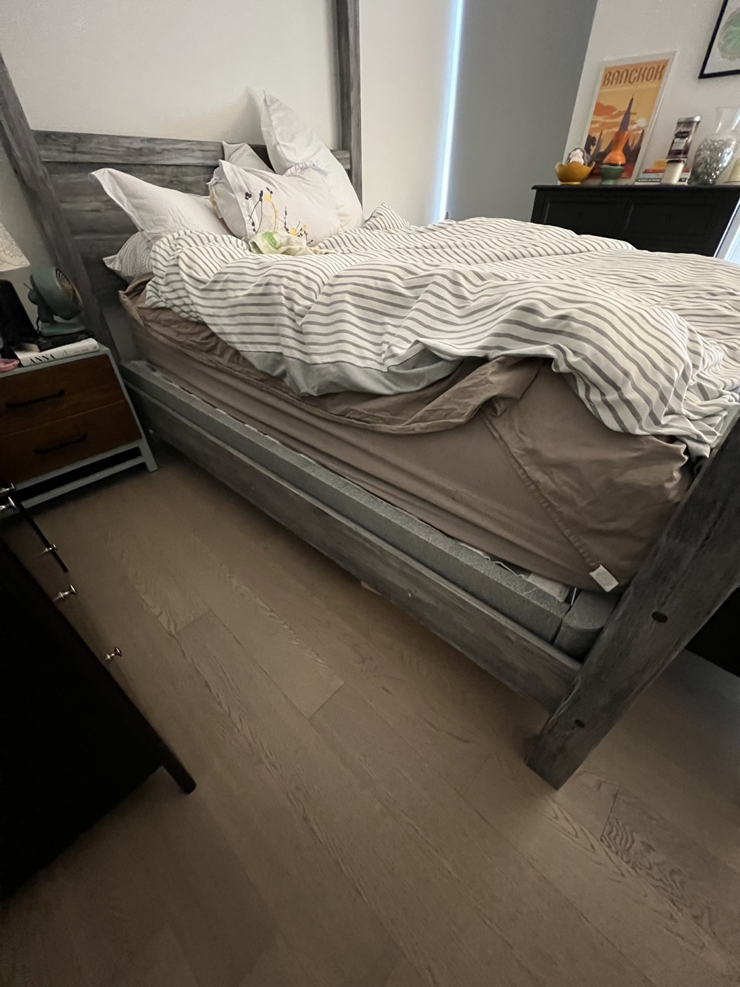 Queen Bed Frame and Leesa Mattress and Foundation - photo 4