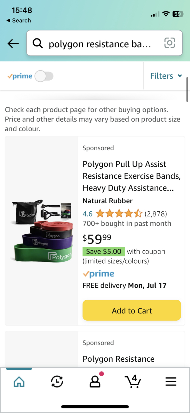 Polygon resistance bands heavy ones thumbnail