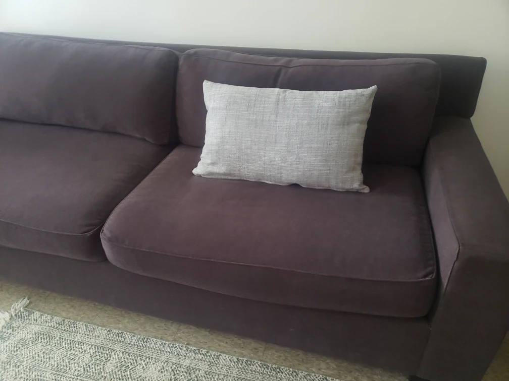 Sofa/Couch West Elm gray sofa. - photo 2