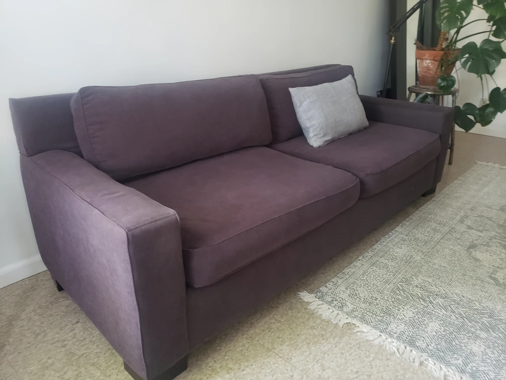 Sofa/Couch West Elm gray sofa. - photo 3