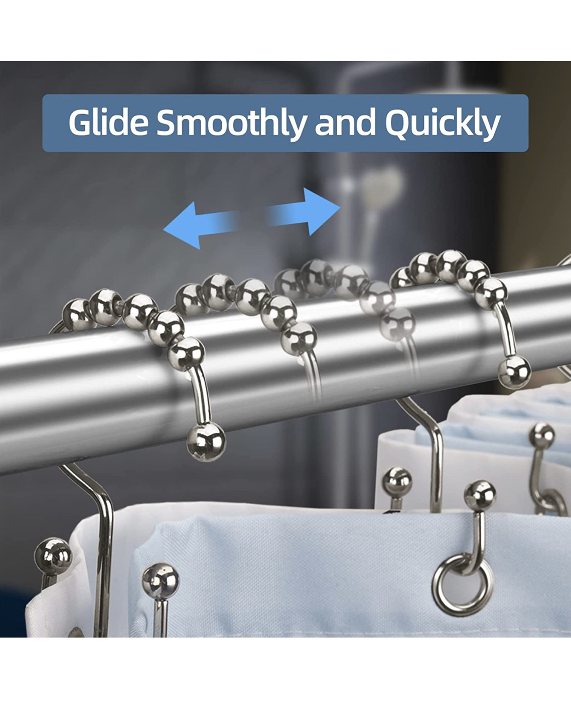 Shower Curtain Hooks, image indicator(3)