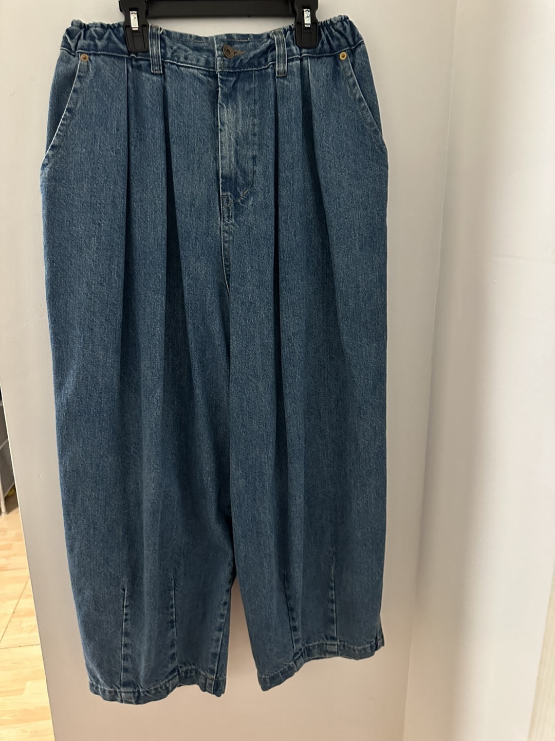 Anglan Stone Vintage Denim Balloon Pants - photo 3