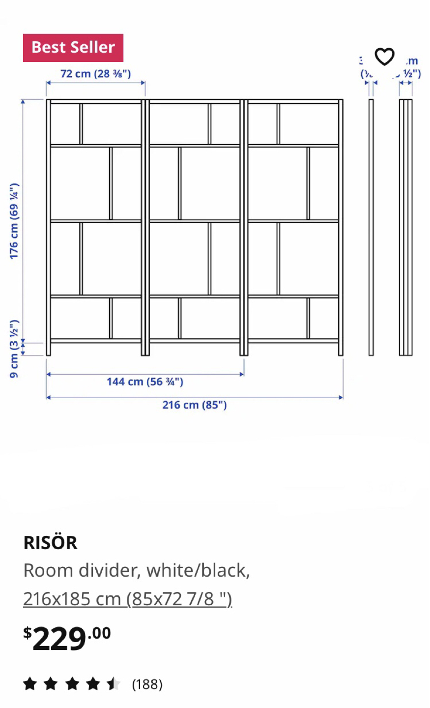 IKEA Room Devider (pick up only) - photo 4