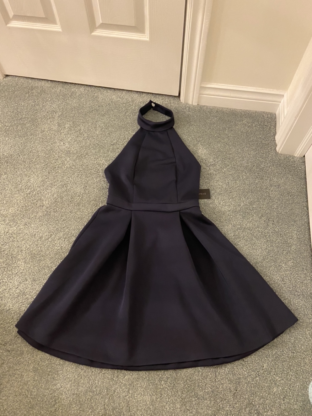 Dynamite Navy Blue Halter Dress XS-S-M (BNWT) image indicator(2)