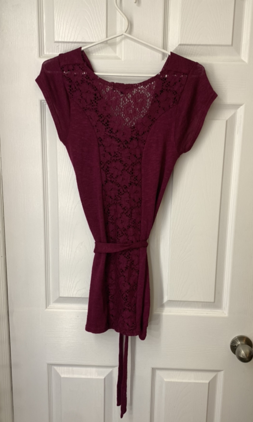 Burgundy Sweater Top - photo 4