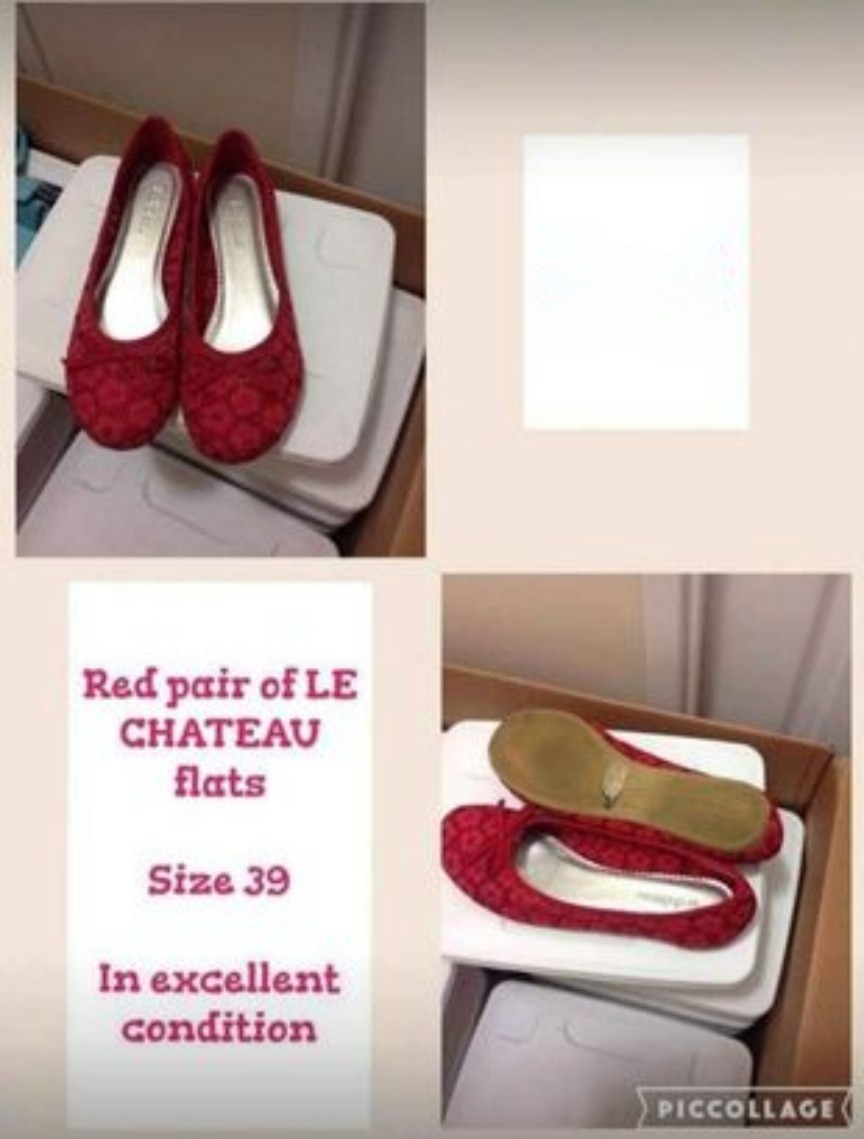 Red Flats by Le Chateau size US 39 &15
