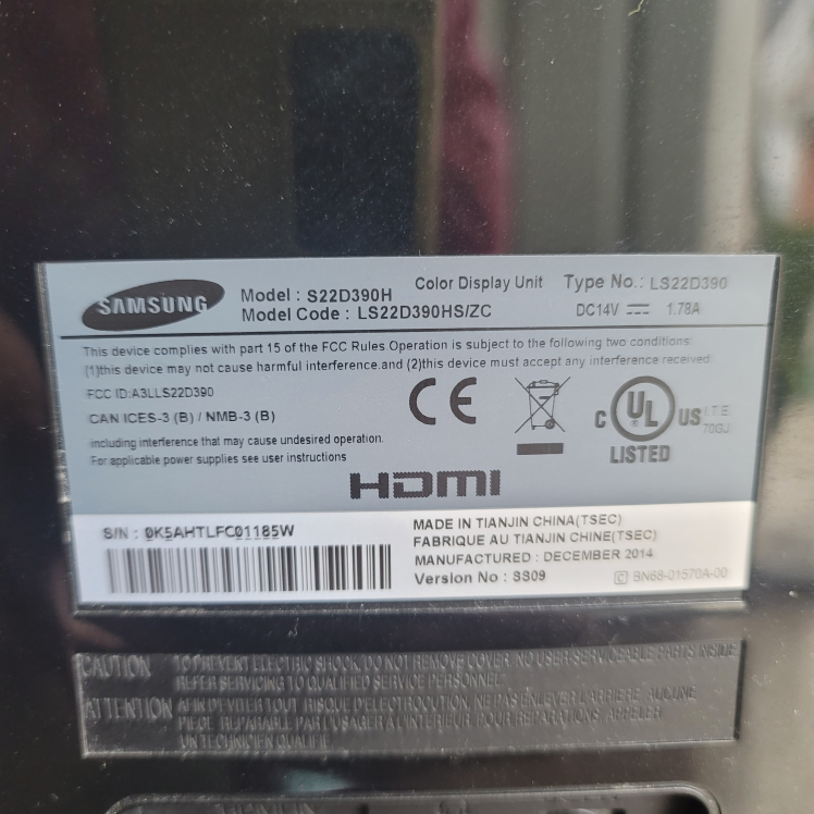 22" Samsung monitor - photo 3