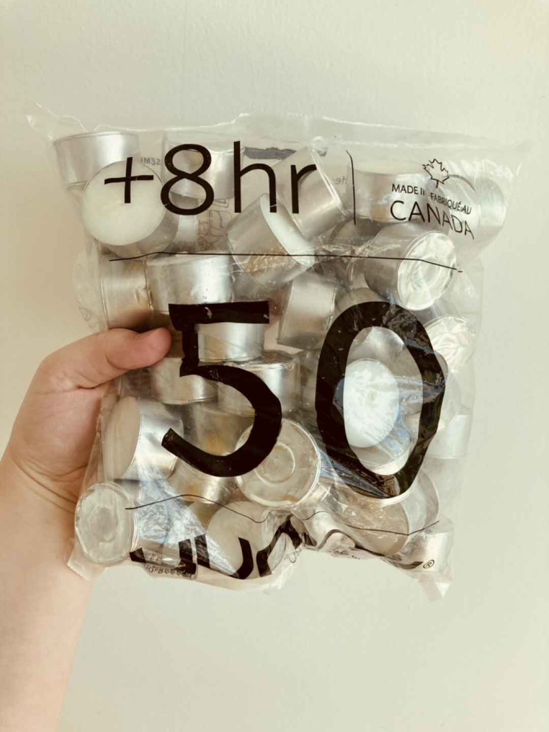 50 Eight Hour Yummi Tea Light Candles