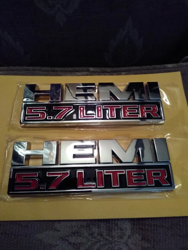 DODGE HEMI 5.7 LITER QUALITY ABS SET OF 2. FREE SHIPPING thumbnail