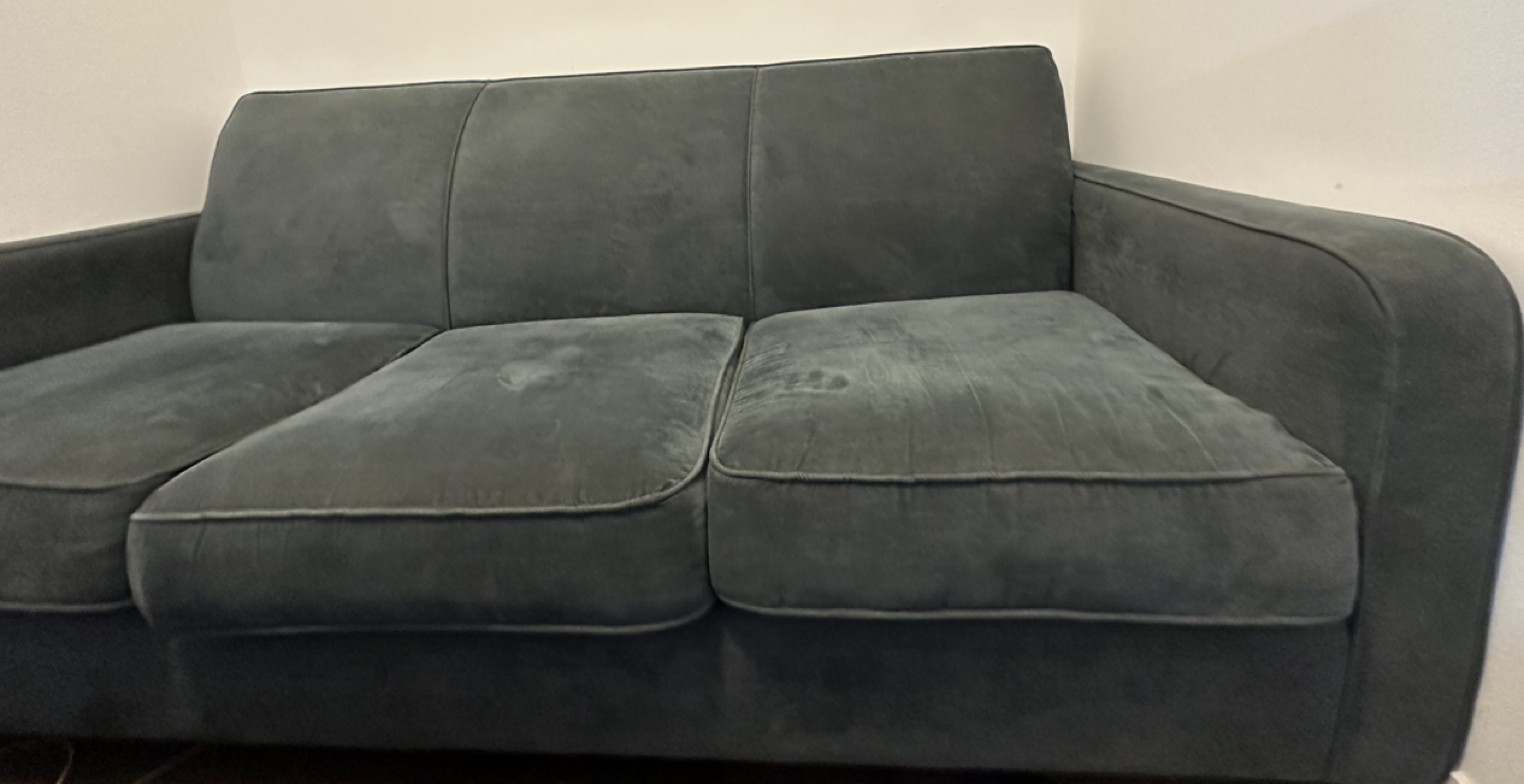 Grey-green couch - photo 2