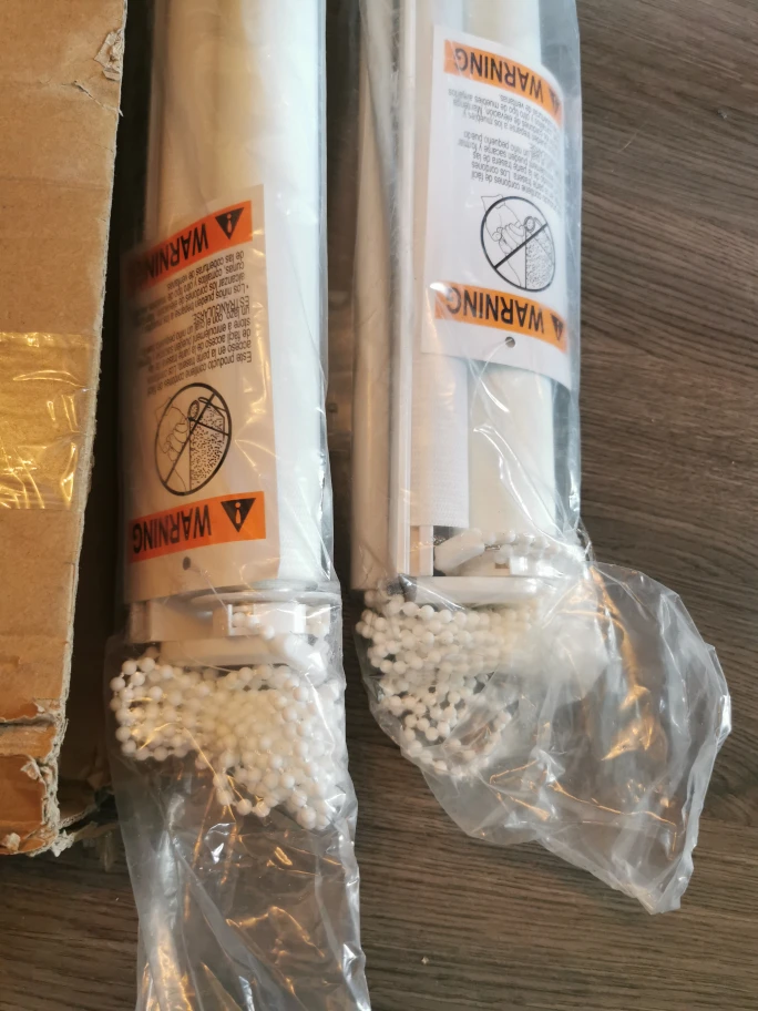 white zebra blinds easy fix x2 - photo 2