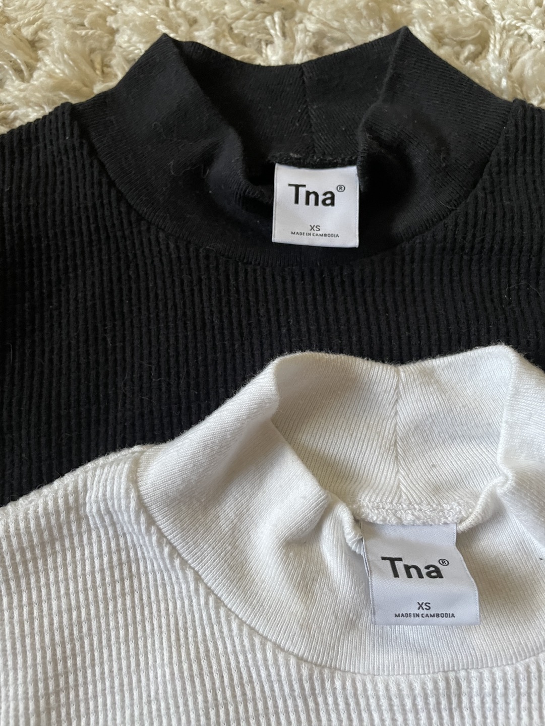 TNA Waffle Crop Long Sleeve Tops - photo 3