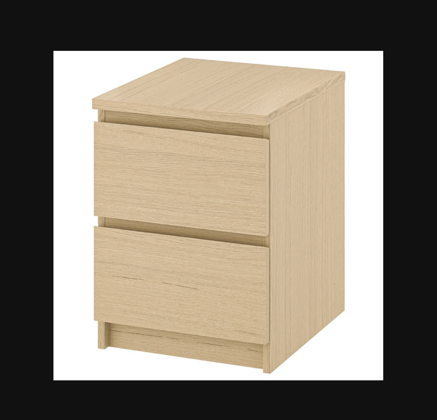 Ikea - Malm drawer nightstand (oak)