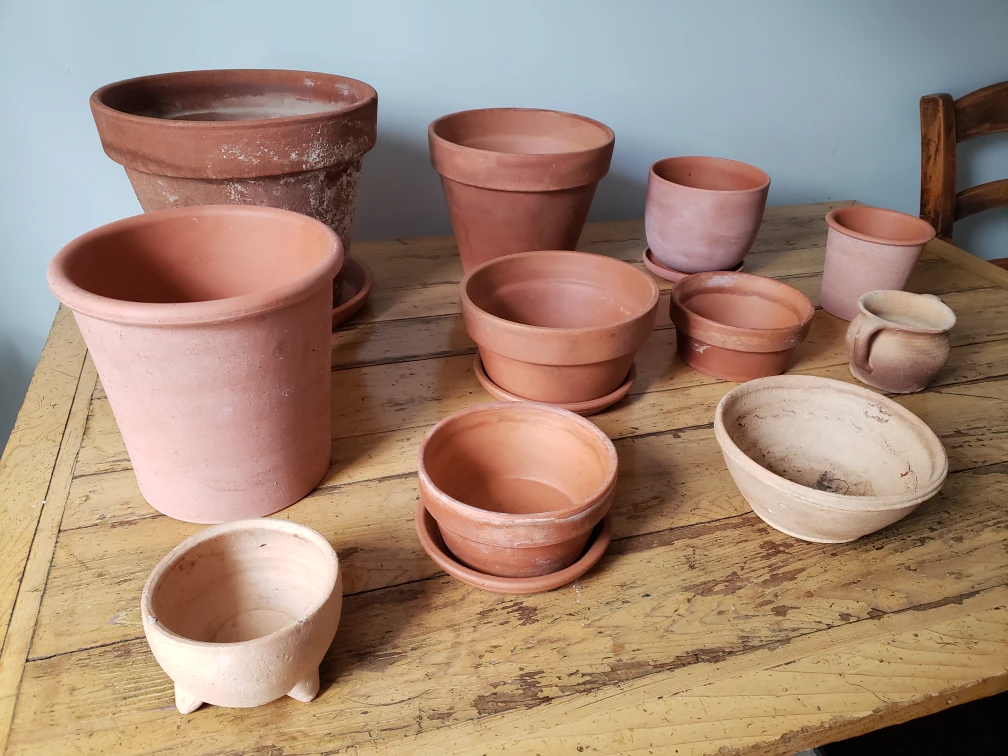 Collection of clay/terracotta