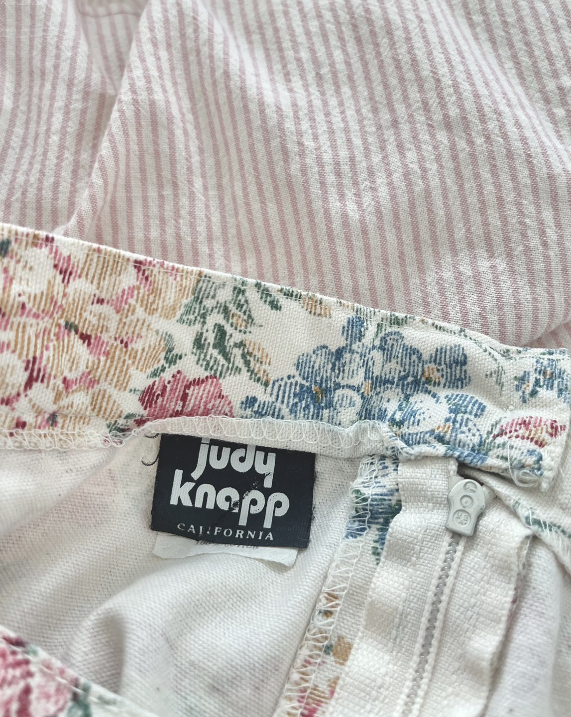 Vintage- Judy Knapp- Floral Pencil Skirt - photo 5