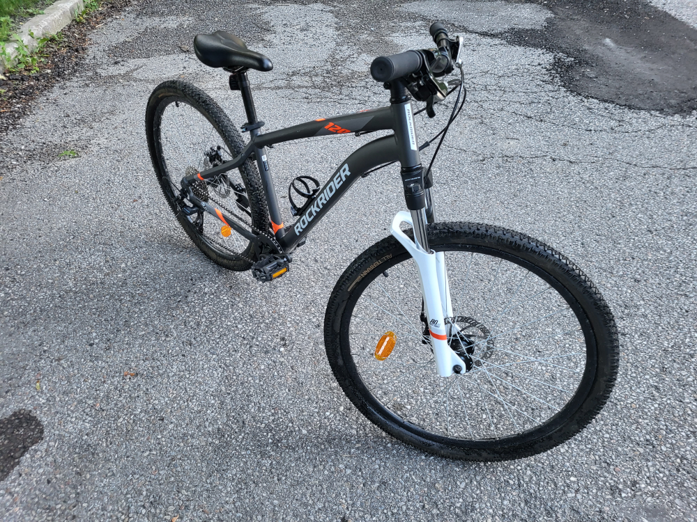 27.5" Touring Mountain Bike - ST 120 Grey/Orange image indicator(3)