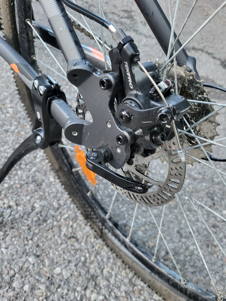 27.5" Touring Mountain Bike - ST 120 Grey/Orange image indicator(5)