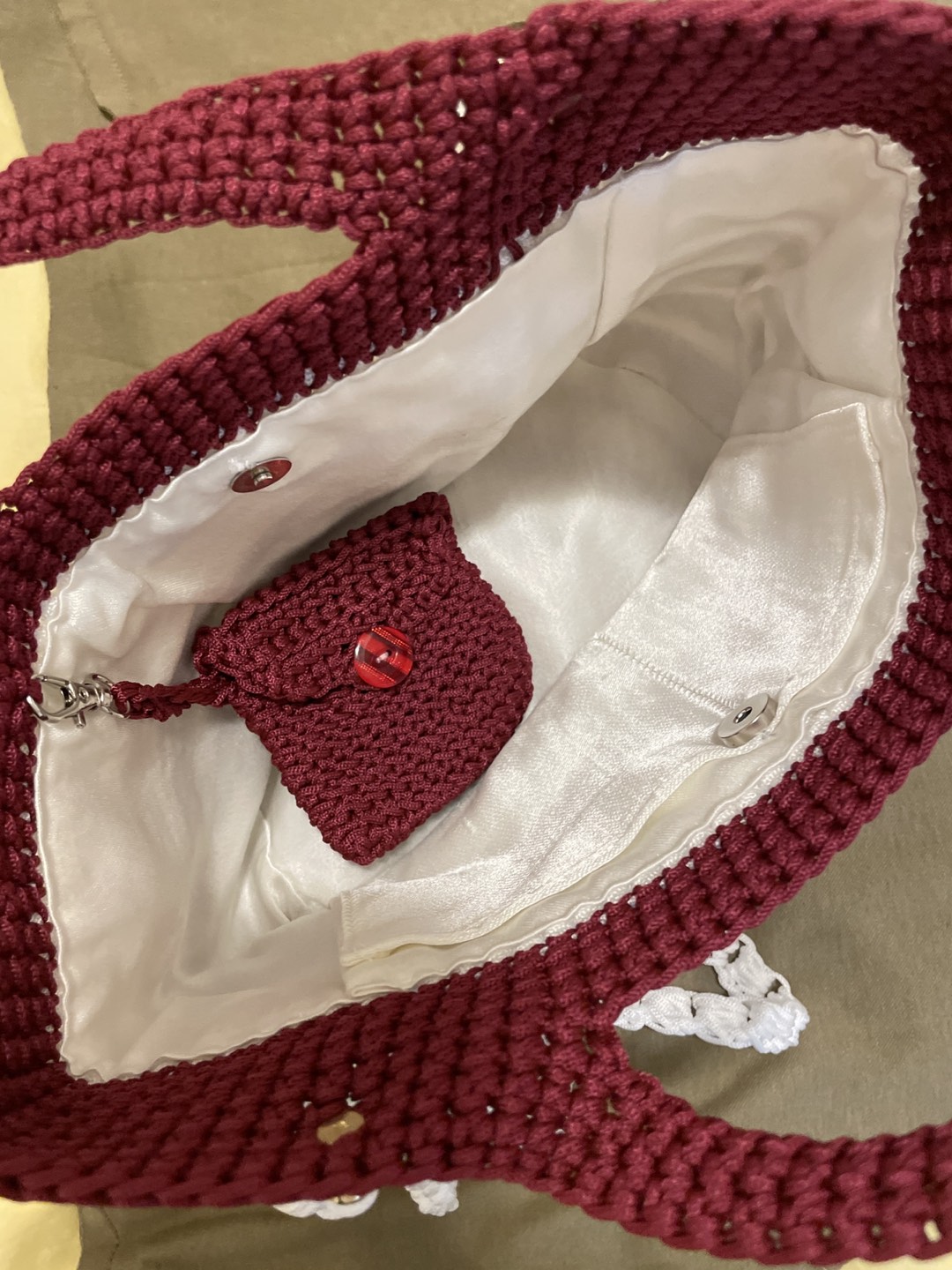 Crochet bag, hand bag image indicator(3)