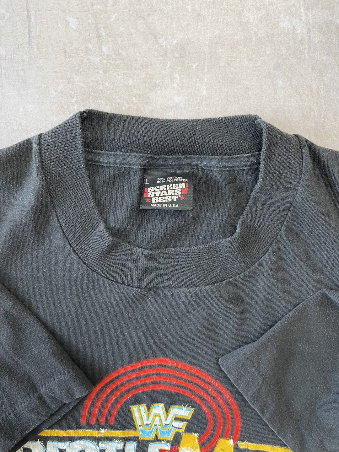 Vintage Wrestlemania 2 Tee WWF WWE - Hulk Hogan 1986 image indicator(2)