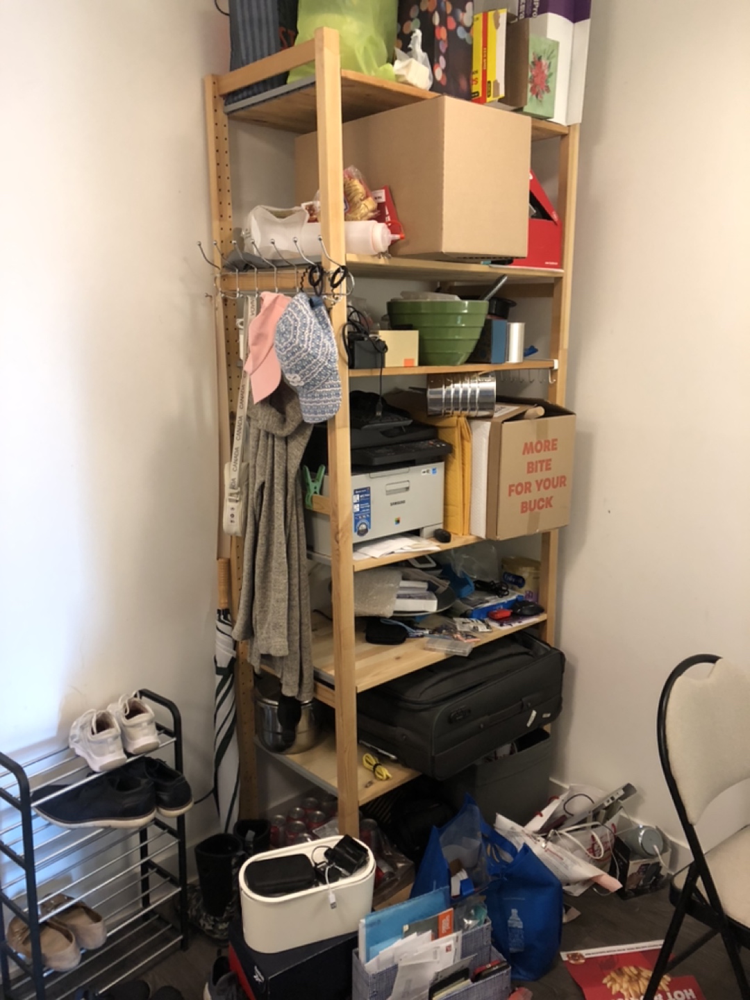 IKEA IVAR Shelf unit, pine, 89x50x226 cm (35x19 5/8x89 ") - photo 2