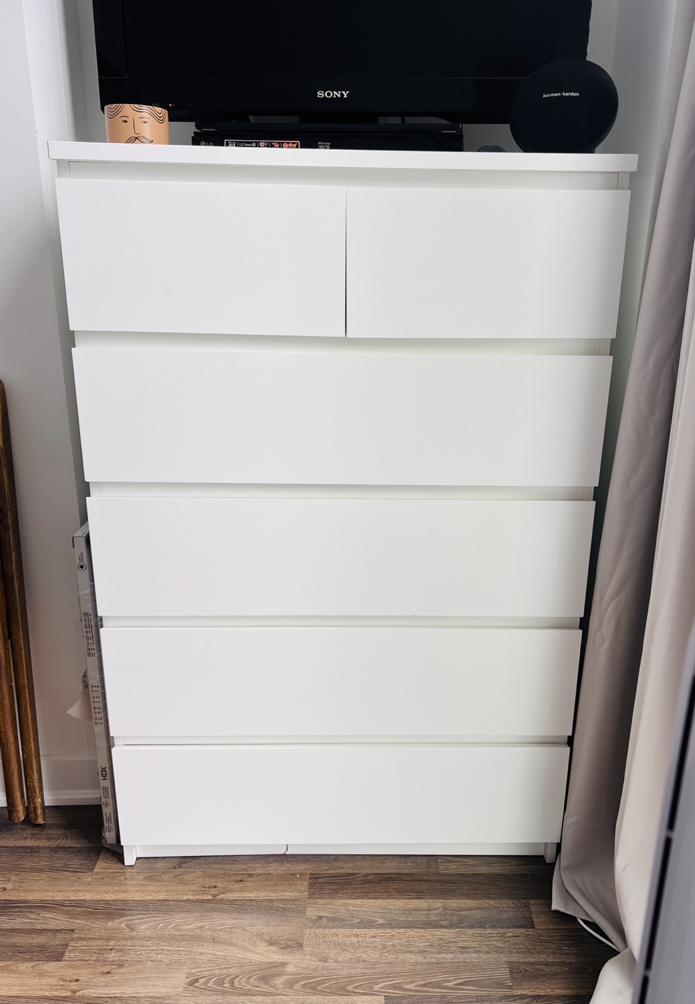 Ikea Malm 6-drawer Dresser thumbnail