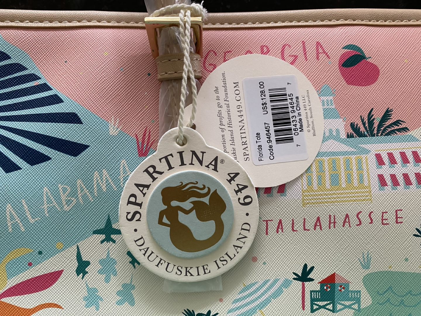 Spartina Florida Tote Bag * BNWT image indicator(7)