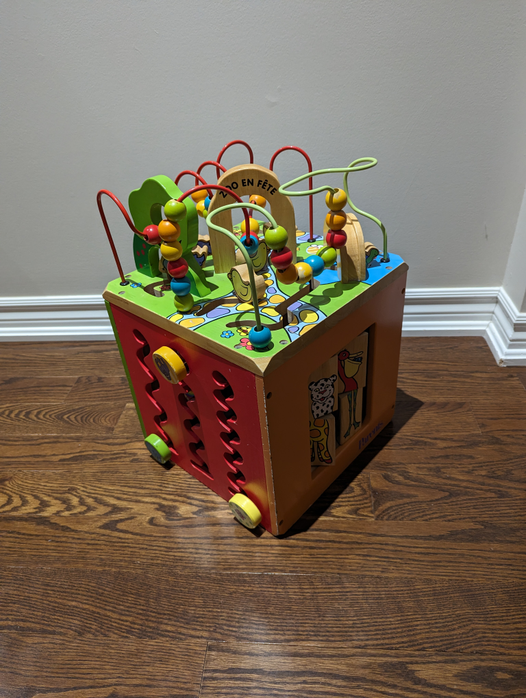 Parent brand wooden activity cube thumbnail