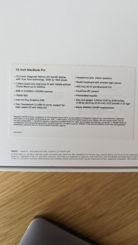 2019 Apple MacBook Pro (no charger) - photo 2