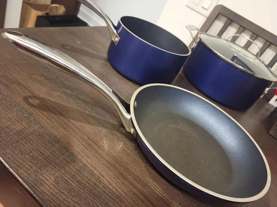 Granitestone Blue Pots and Pans Set (INCOMPLETE) - photo 5