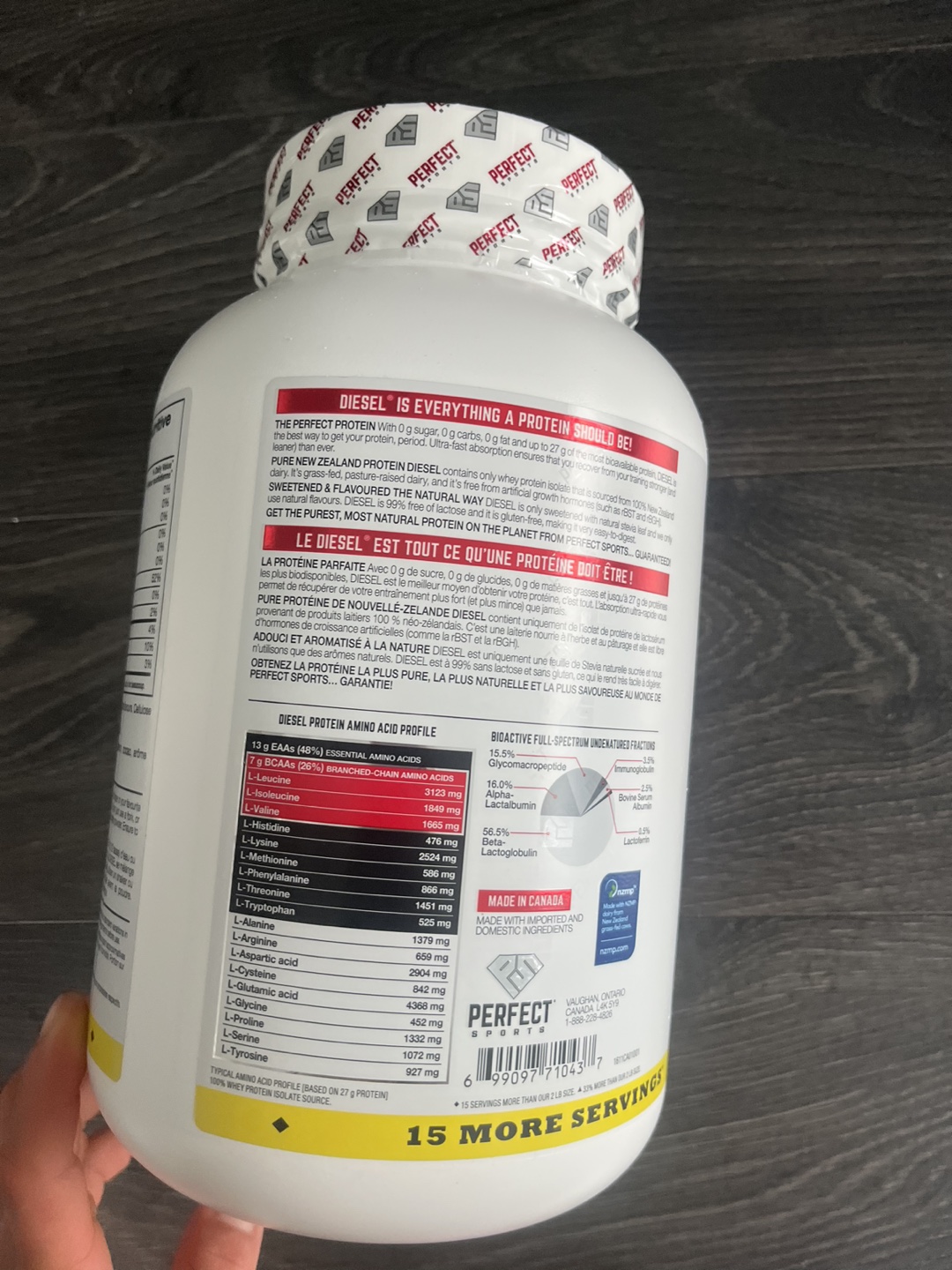 Sealed Diesel Chocolate Protein Powder image indicator(3)