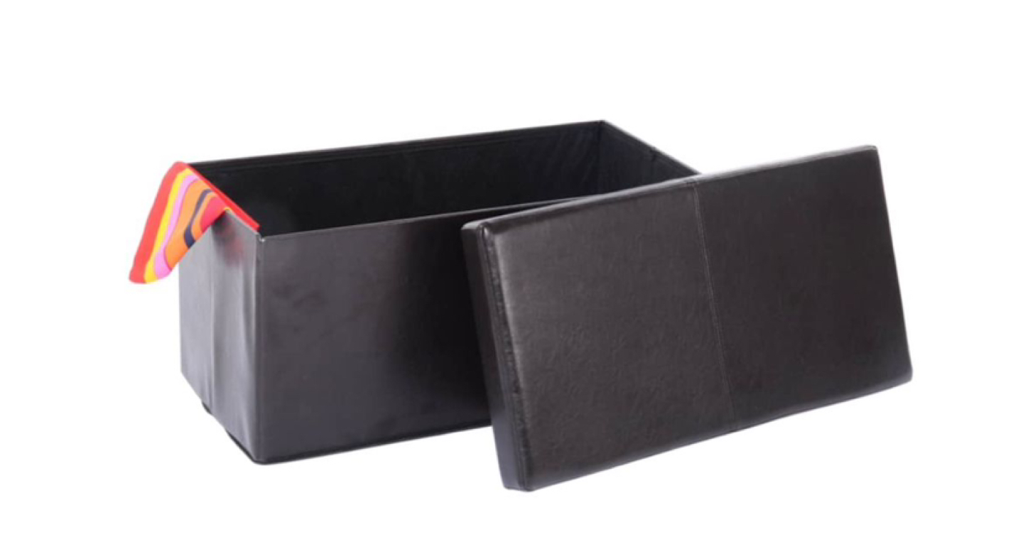 For Living Folding Storage Ottoman/Bench With Padded Seat - photo 3
