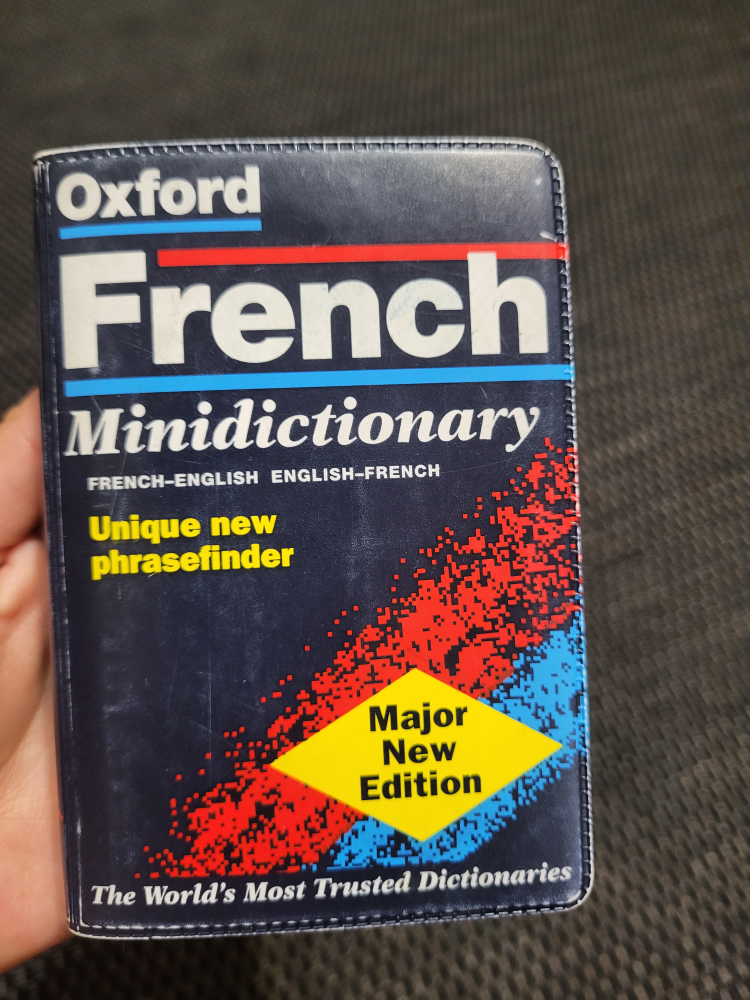 Mini Oxford French Dictionary #freecycle
