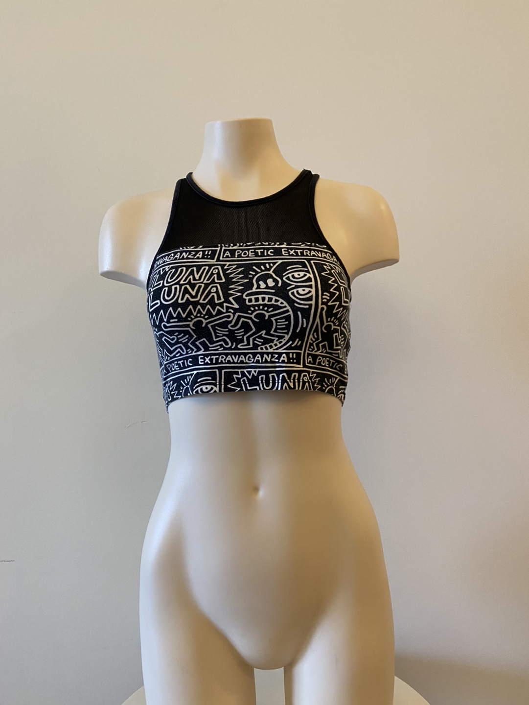 Keith Harring art crop top #freecycle thumbnail