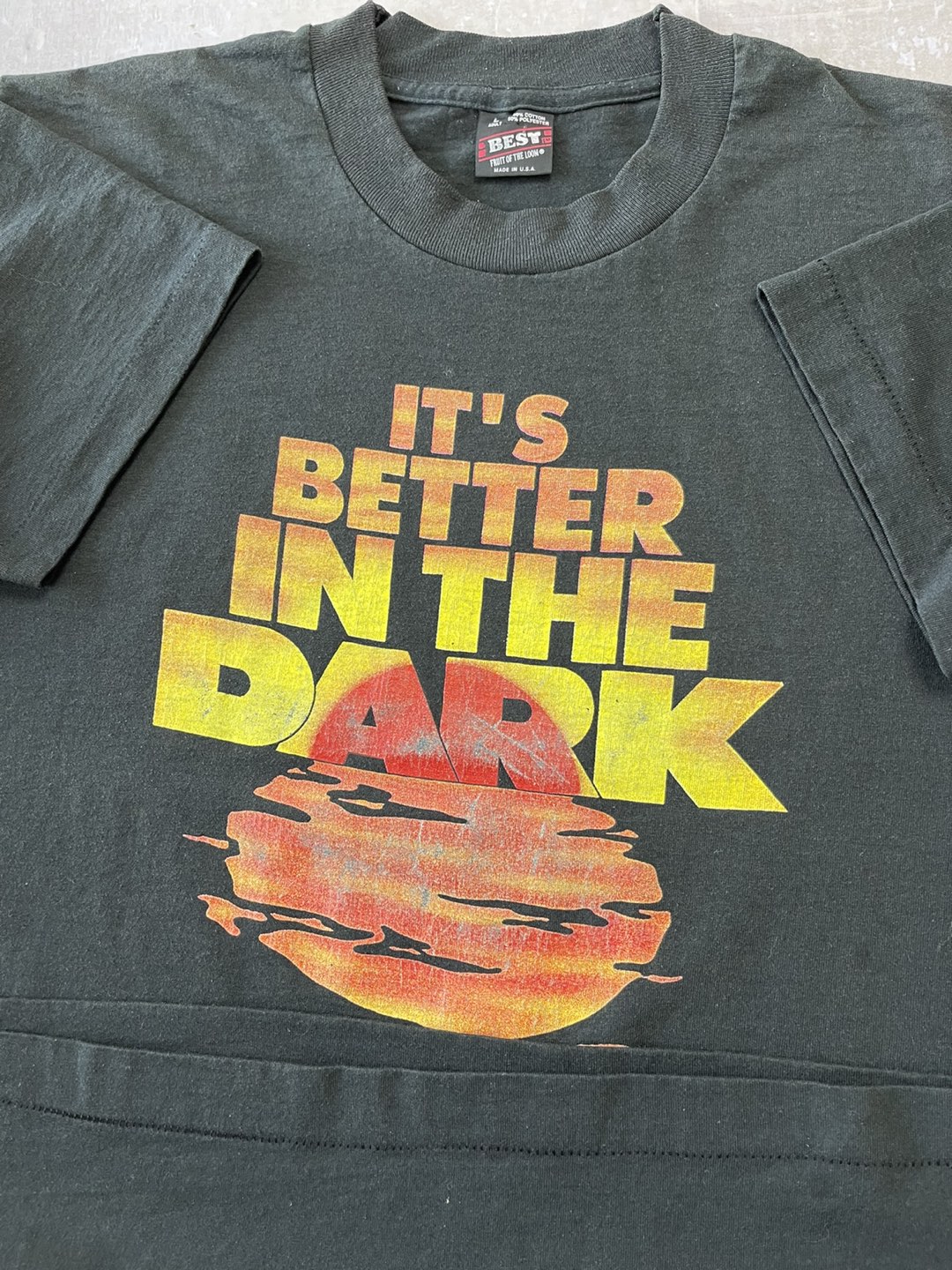 Vintage Faded Black T-shirt Myers’s Original Dark Rum image indicator(2)