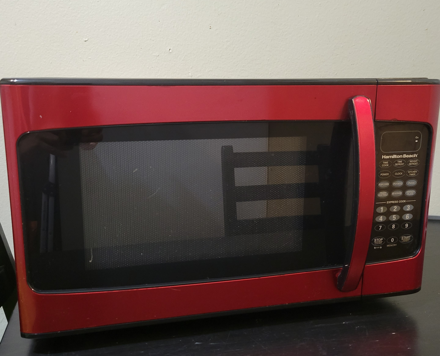 Red Hamilton Beach Microwave