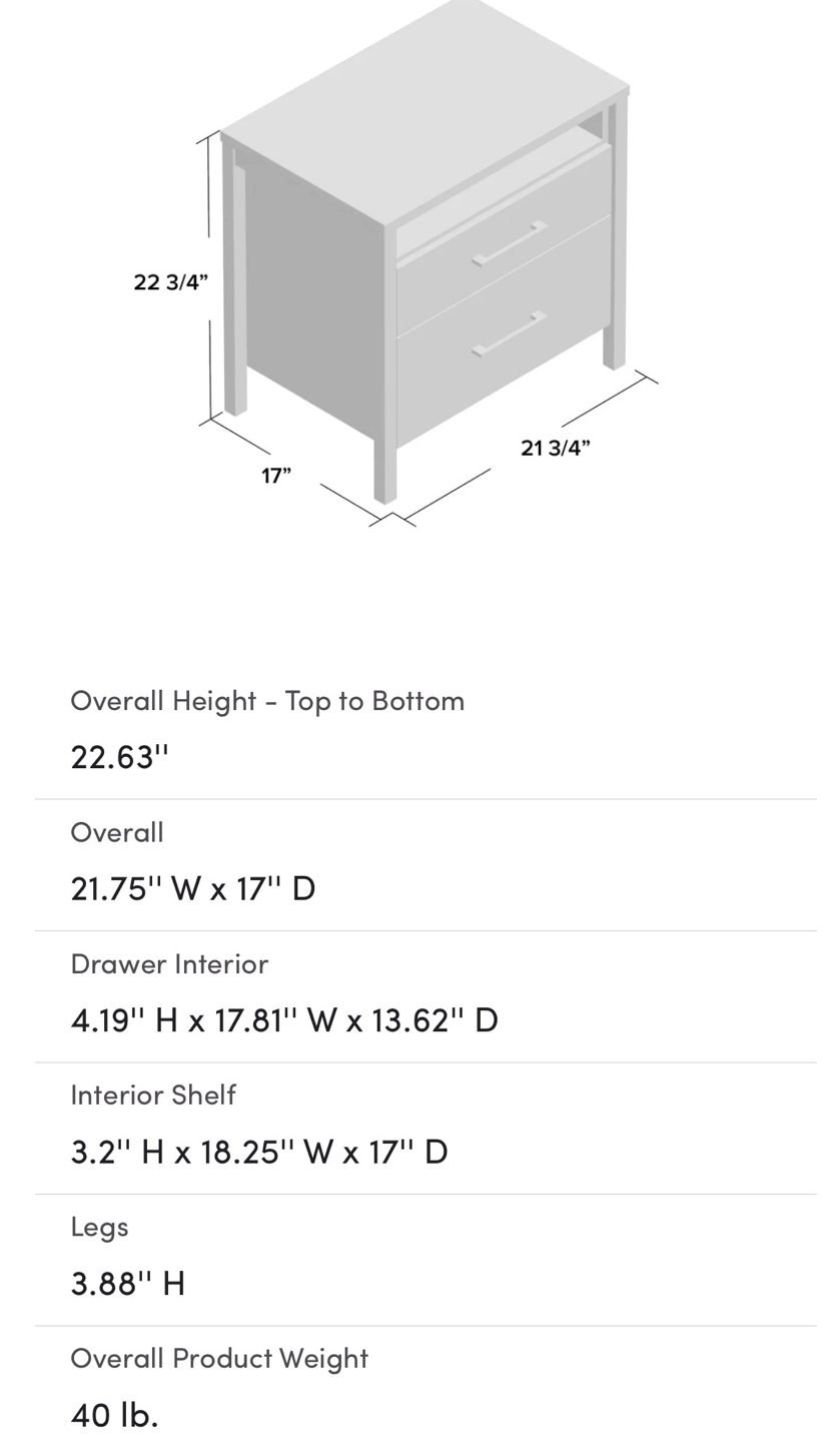 2 Grey Maple Nightstands - photo 5