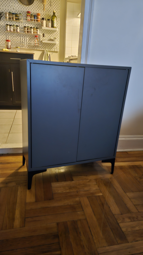 Ikea EKET cabinets and shelf, set of 3, dark gray - photo 2